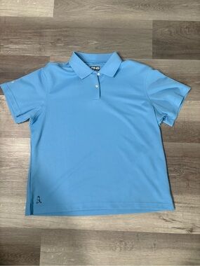 PING women’s XXL (Runs Small)  Light Blue Golf Polo Shirt